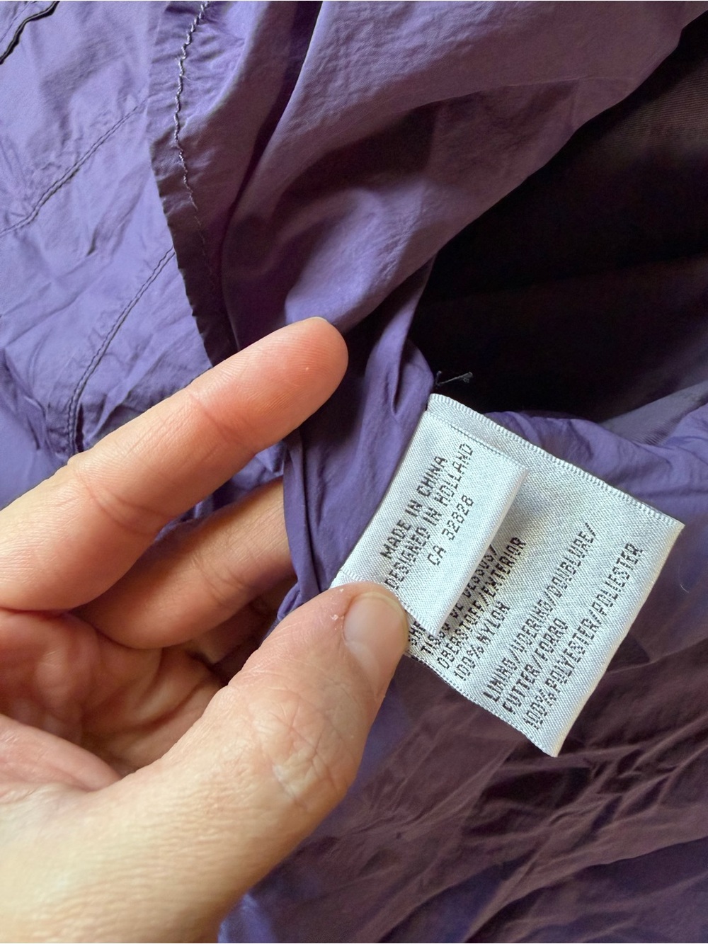 Creenstone Ruffle Spring Rain Coat - Picture 5 of 8
